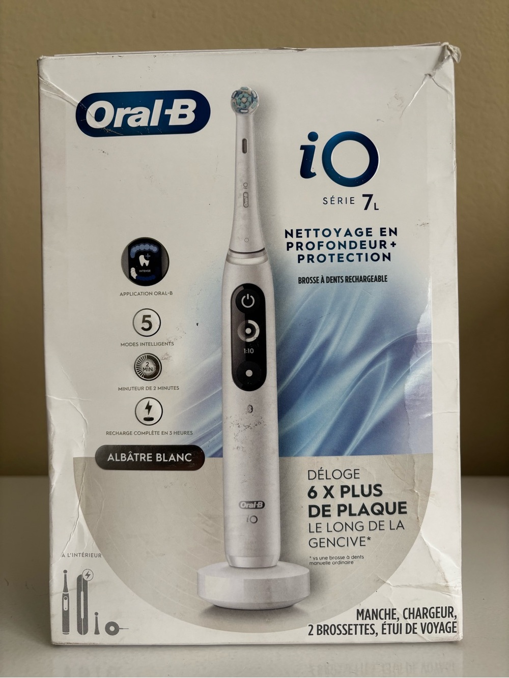 Oral-B iO Series 7L Deep Clean Rechargeable Toothbrush White - New - Open Box - Picture 3 of 12